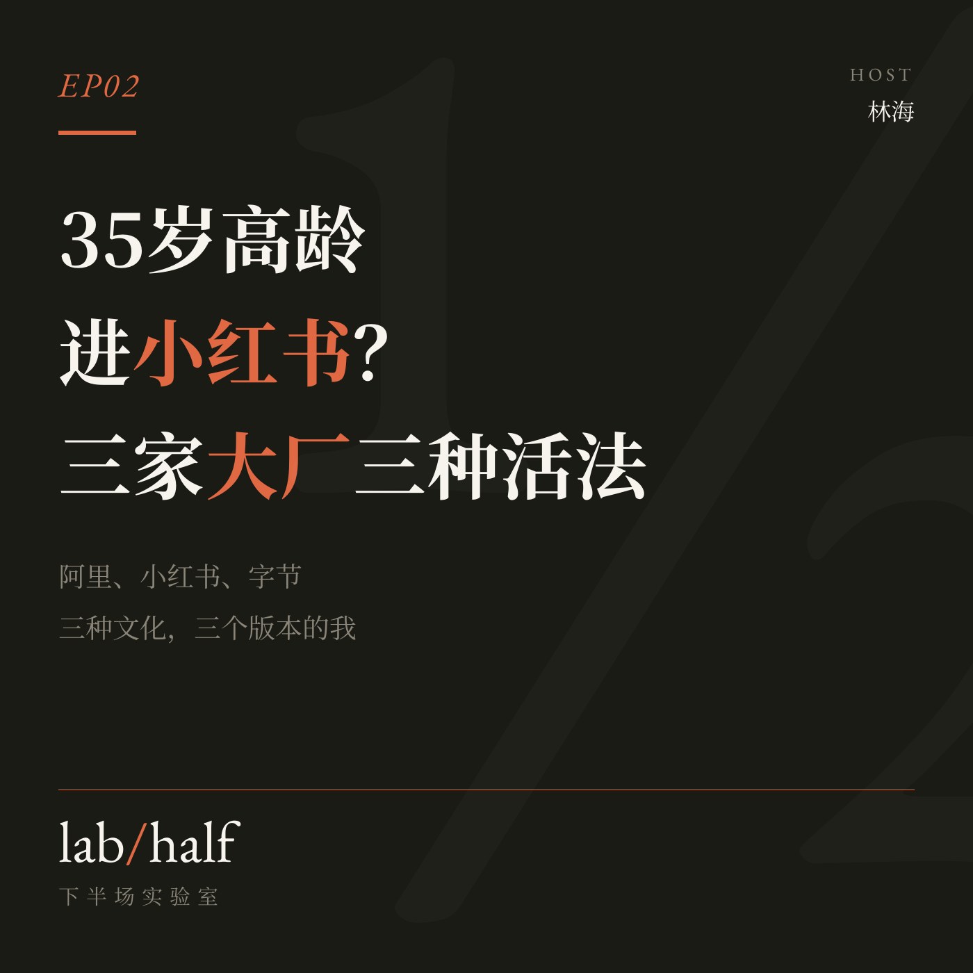 EP02 小宇宙封面：35岁高龄进小红书，三家大厂三种活法