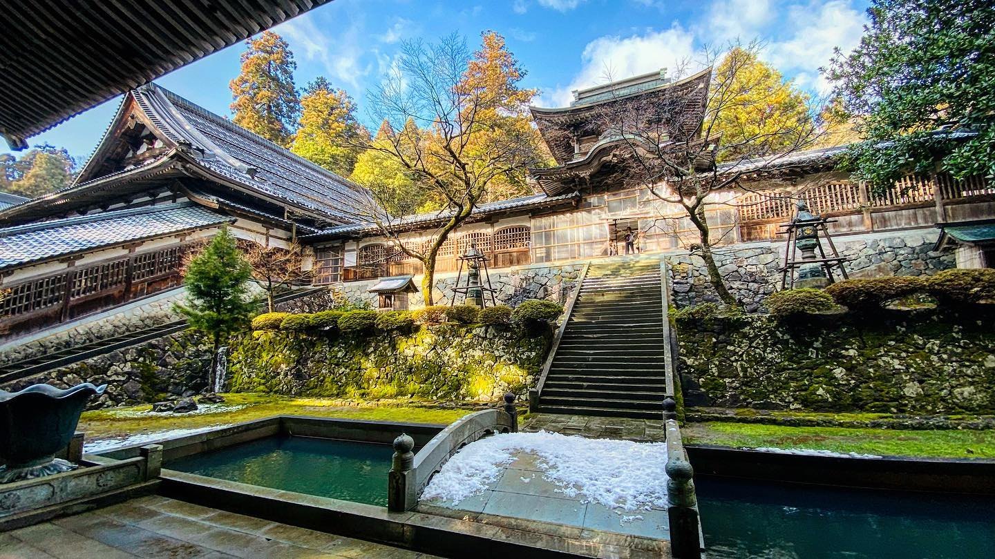 福井永平寺雪景
