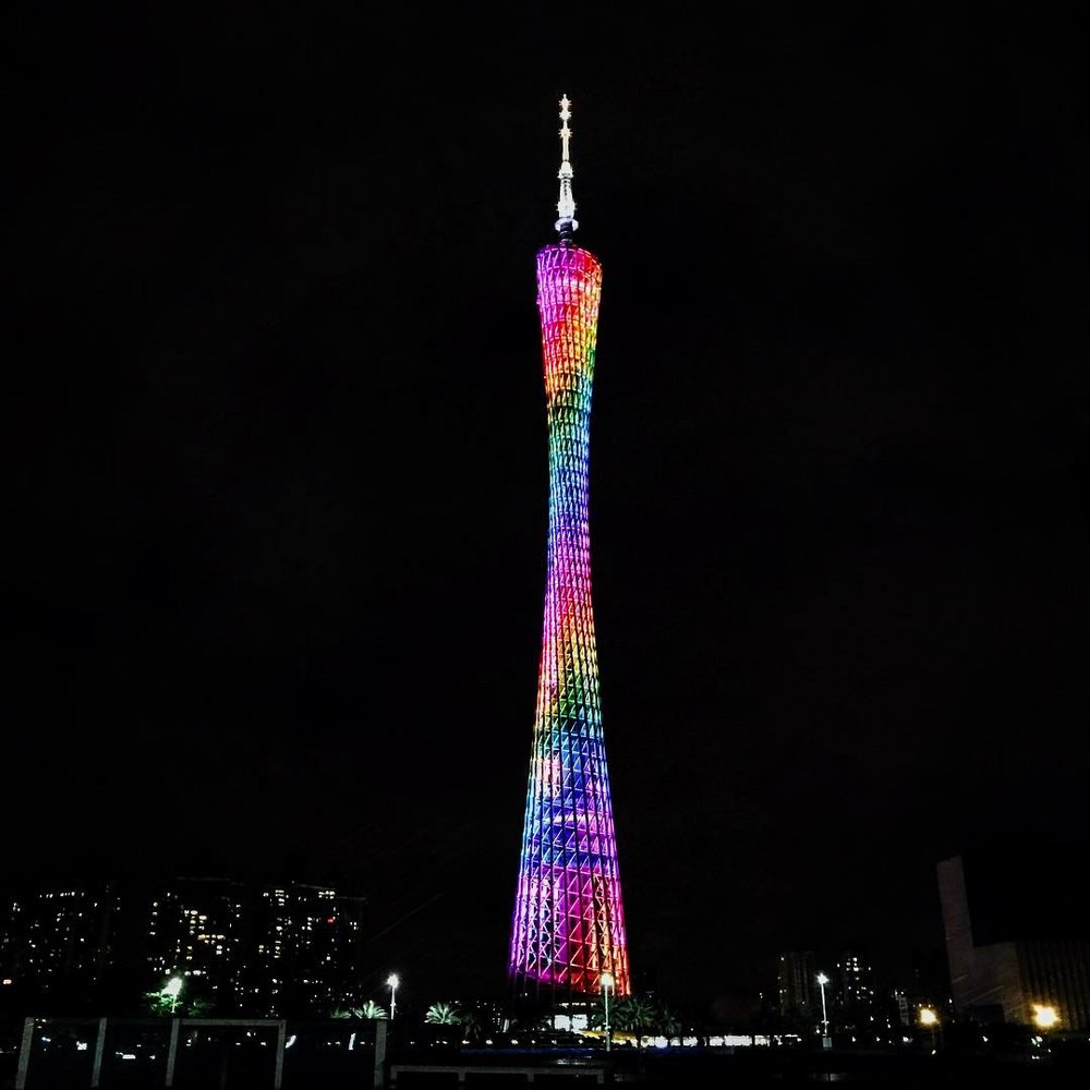 广州塔夜景